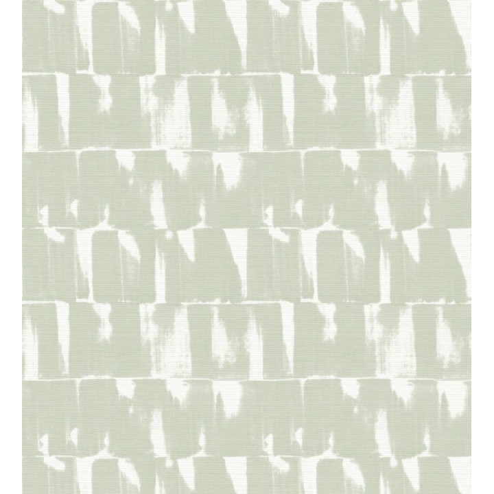 Papel pintado abstracto con pinceladas color verde  - Bashira 683168