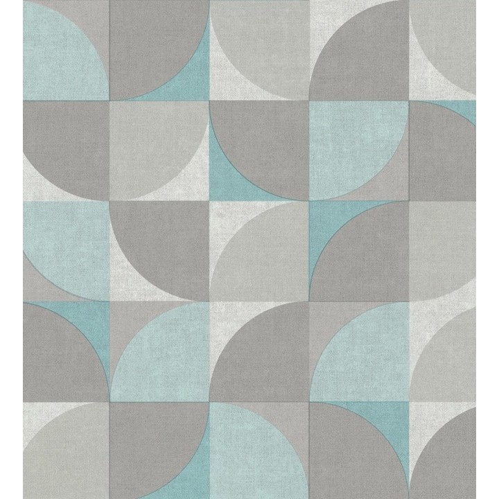 Papel pintado geométrico estilo retro - Oswald Retro 125218