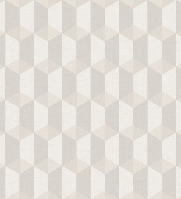 Papel pintado cubos geométricos estilo nórdico - Otis Metrix 125220