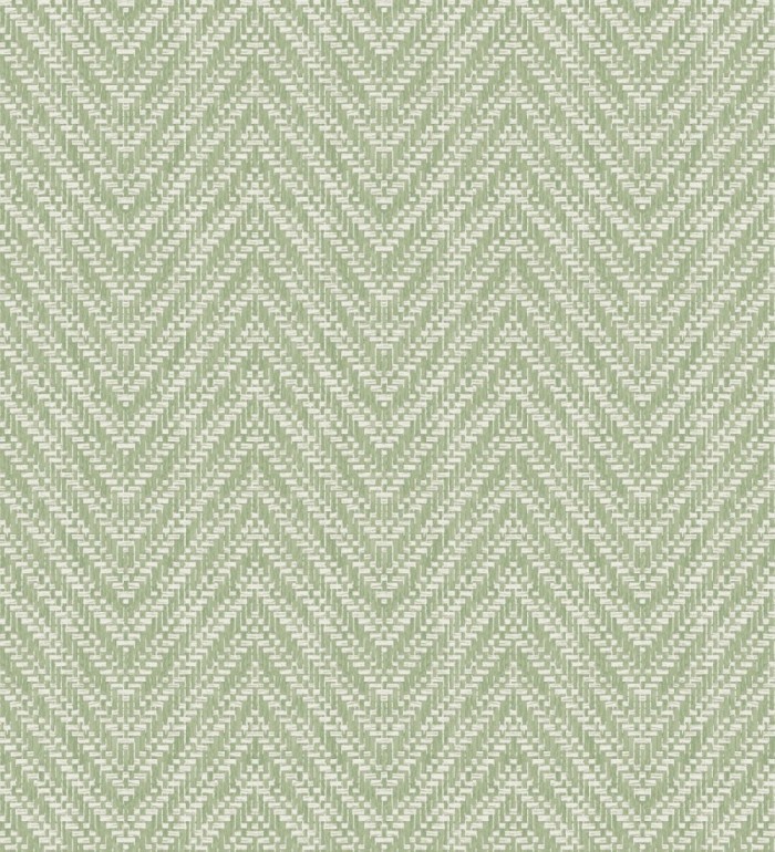 Papel pintado de espigas efecto fibra vegetal tonos verdes - Mumbai Wide 683188