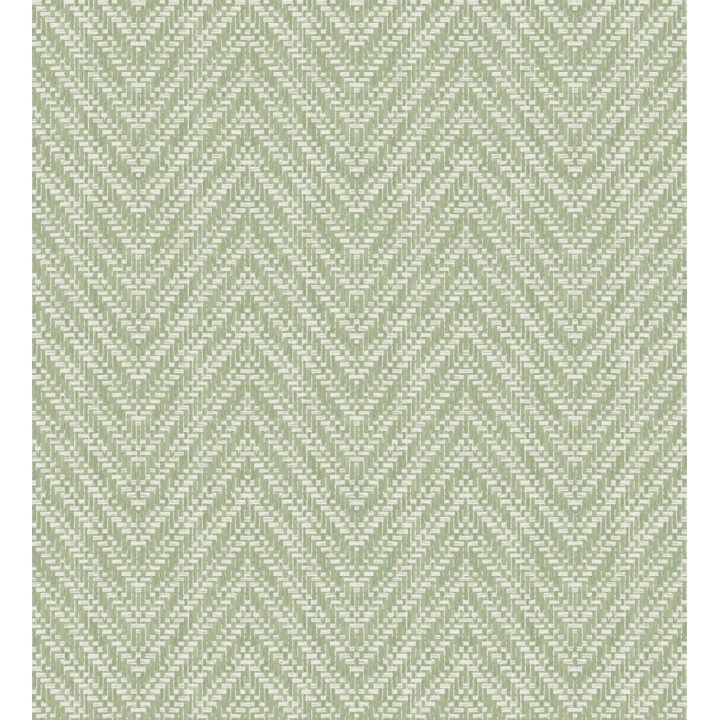 Papel pintado de espigas efecto fibra vegetal tonos verdes - Mumbai Wide 683188