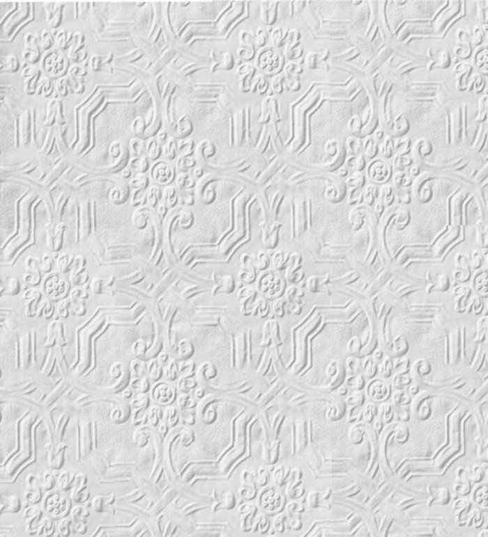 Papel pintado con relieve de motivos ornamentales repintable - Constantine Emboss 683195