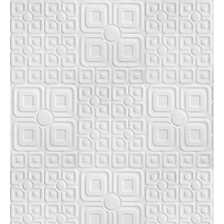 Papel pintado con relieve 3D geométrico repintable - Argos Geometry 683196