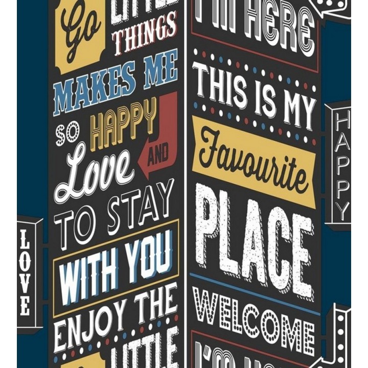 Papel pintado rótulos luminosos - Favourite Place 125236