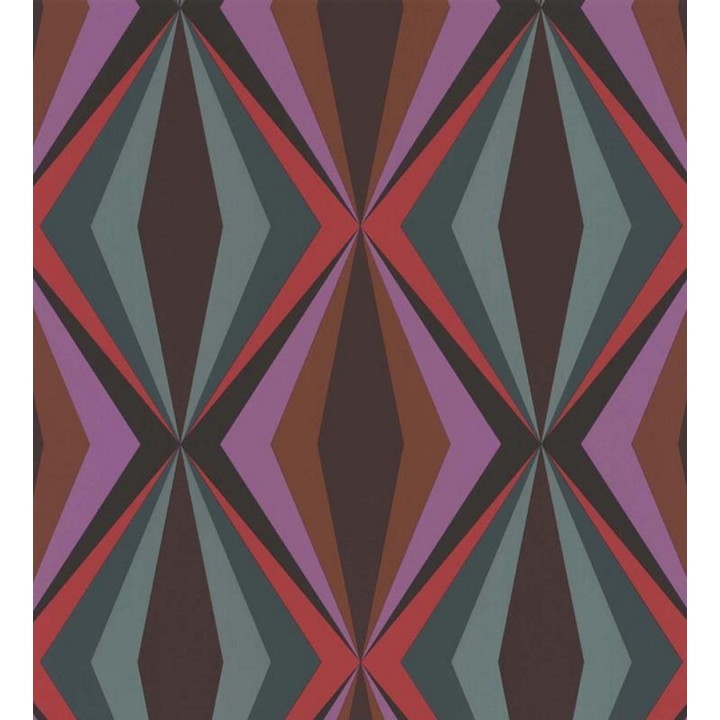 Papel pintado formas geométricas diamantes estilo retro - Pop Diamonds 125260