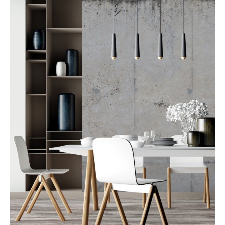 Papel pintado mural con efecto de concreto desgastado - Industrial Charm 683219