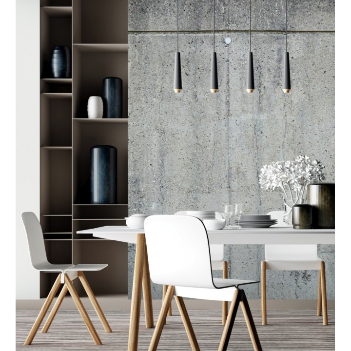 Papel pintado mural de planchas de hormigón ultra realista - Industrial Charm 683220