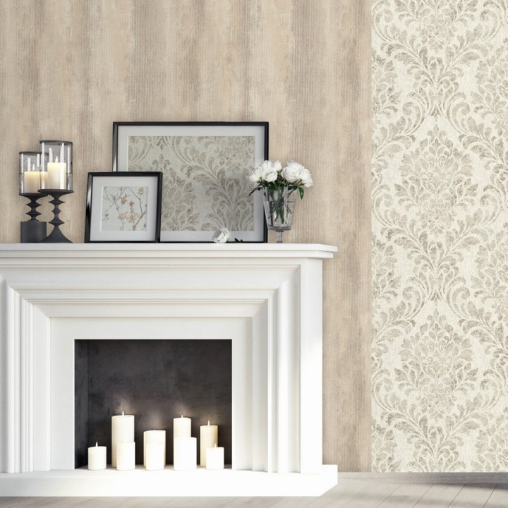 Papel pintado de hormigón veteado - Helvetic Texture 125727