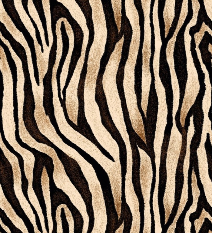 Papel pintado mural imitación piel de tigre estilo animal print  - Wild Tiger 683226