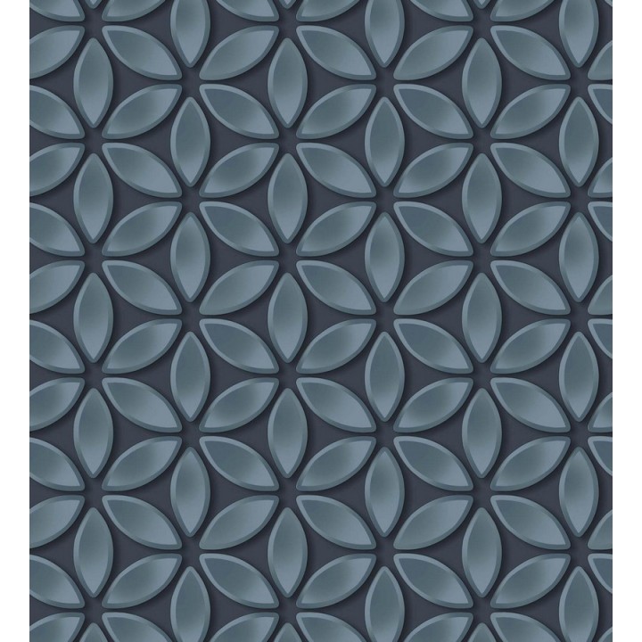 Papel pintado flores geométricas - Metrical Flowers 125742