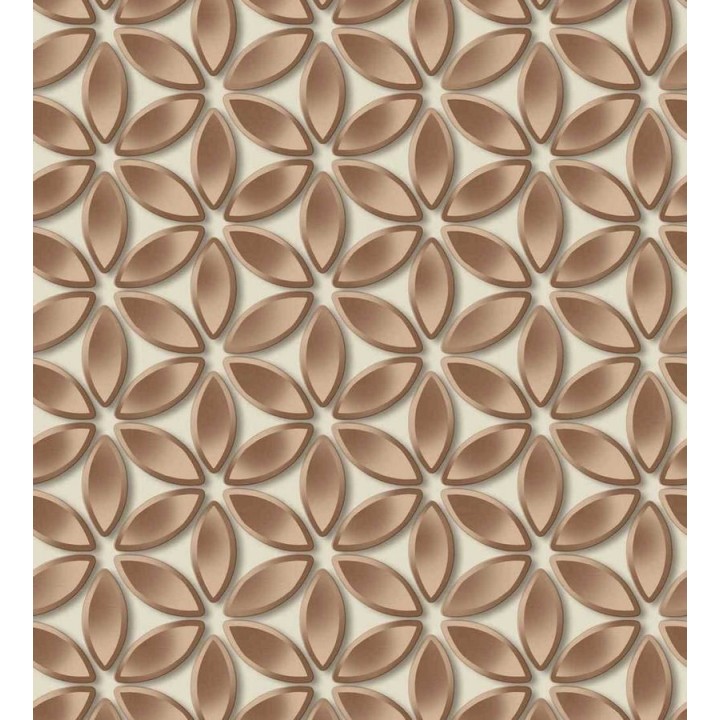 Papel pintado flores geométricas - Metrical Flowers 125743