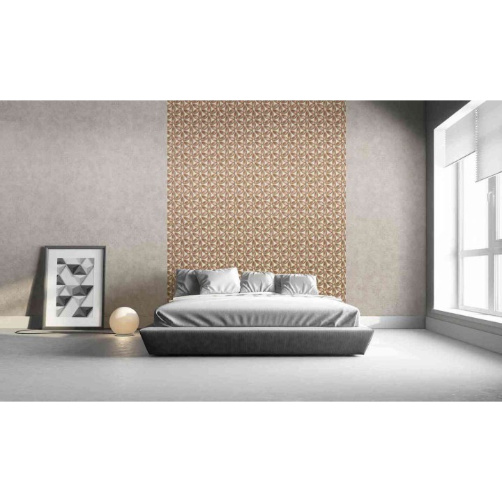 Papel pintado flores geométricas - Metrical Flowers 125743