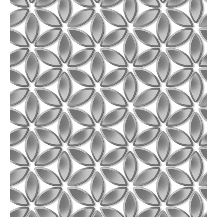 Papel pintado flores geométricas - Metrical Flowers 125744