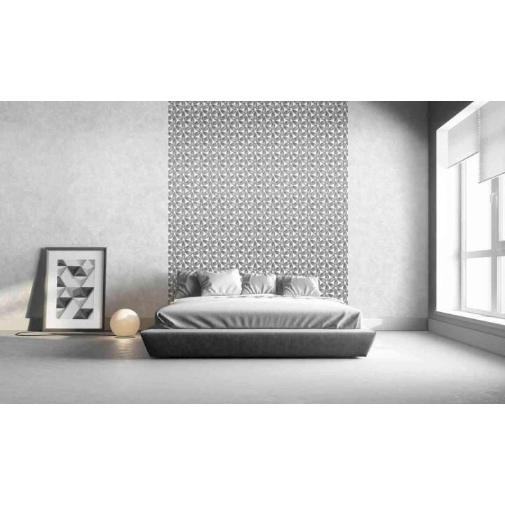 Papel pintado flores geométricas - Metrical Flowers 125744