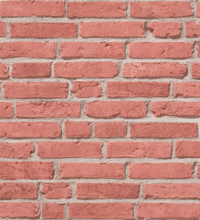 Papel pintado imitación ladrillo rojo - Newport Brick 683247