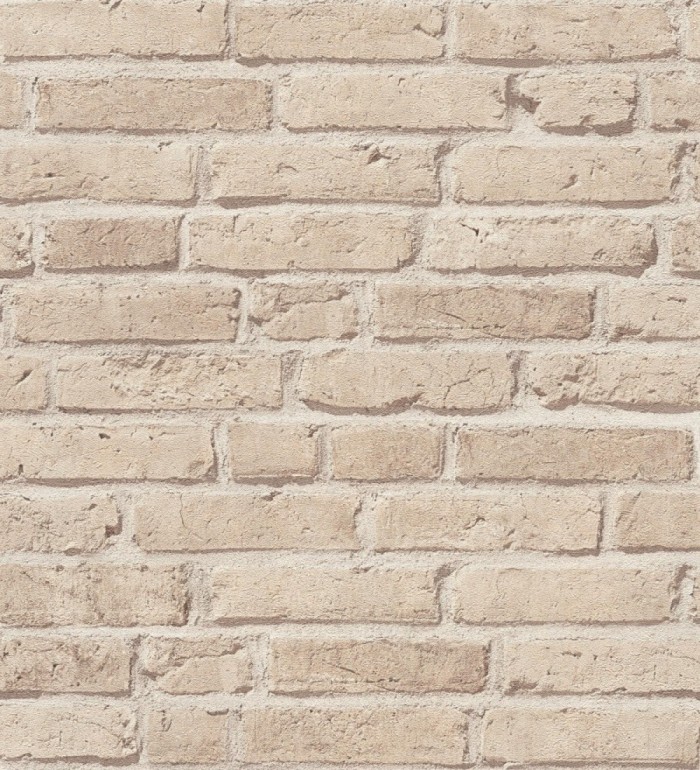 Papel pintado imitación ladrillo beige - Newport Brick 683248