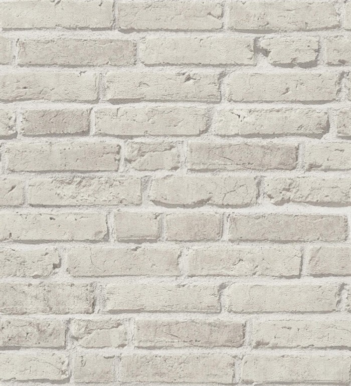 Papel pintado imitación ladrillo beige grisáceo - Newport Brick 683249