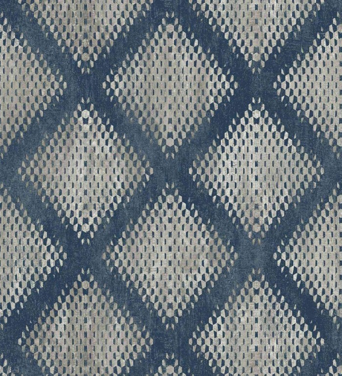 Papel pintado geométrico de rombos difuminados - Mali Skin 125766