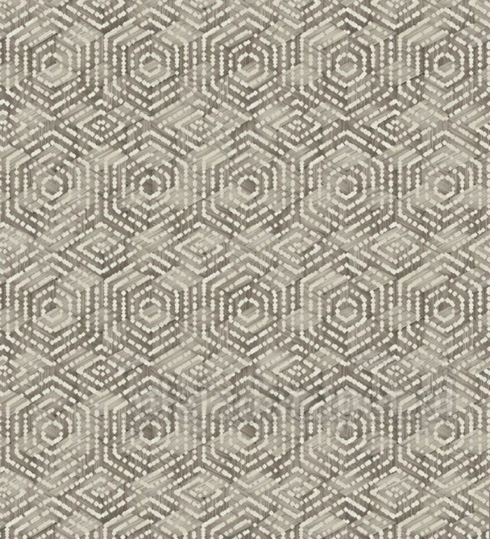 Papel pintado geométrico efecto tridimensional - Niger Modern 125770