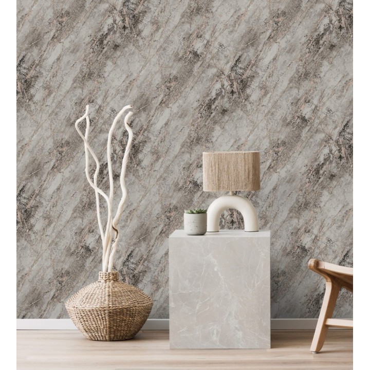 Papel pintado con textura de mármol y vetas naturales - Tuscany Marble 683278