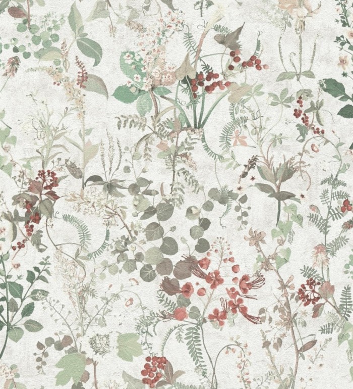 Papel pintado con diseño floral estilo vintage - Vintage Bouquet 683280