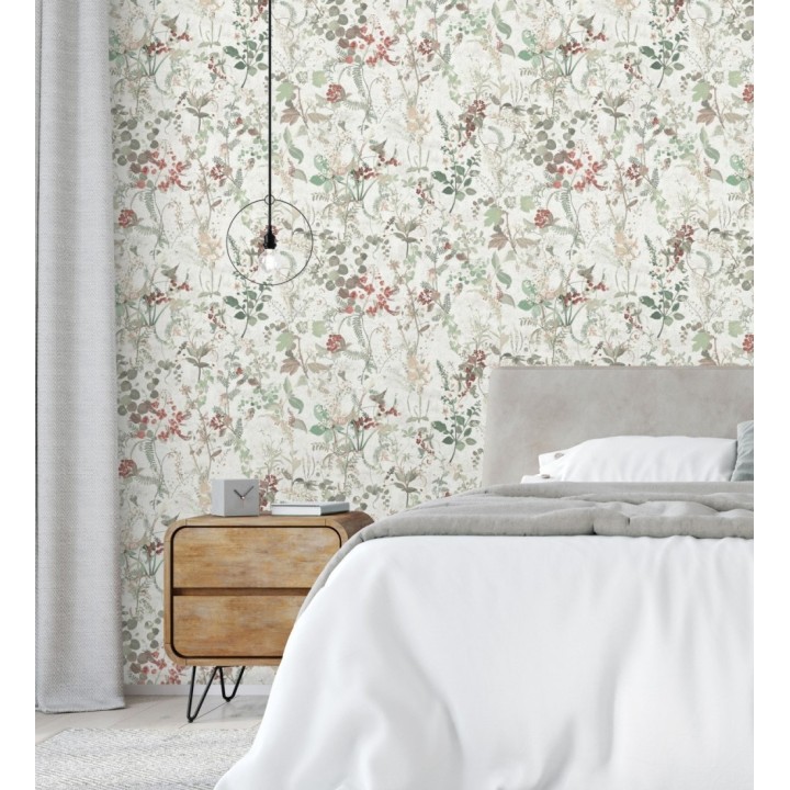 Papel pintado con diseño floral estilo vintage - Vintage Bouquet 683280