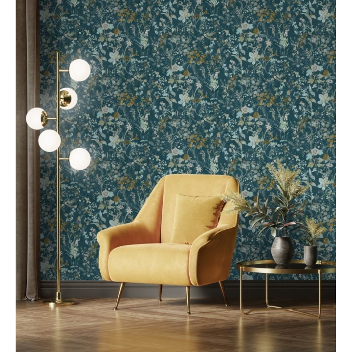 Papel pintado con diseño floral estilo vintage - Vintage Bouquet 683281