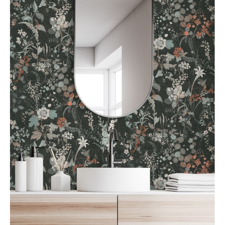 Papel pintado con diseño floral estilo vintage - Vintage Bouquet 683282