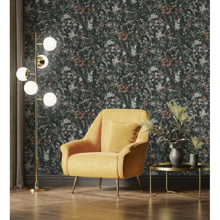 Papel pintado con diseño floral estilo vintage - Vintage Bouquet 683282