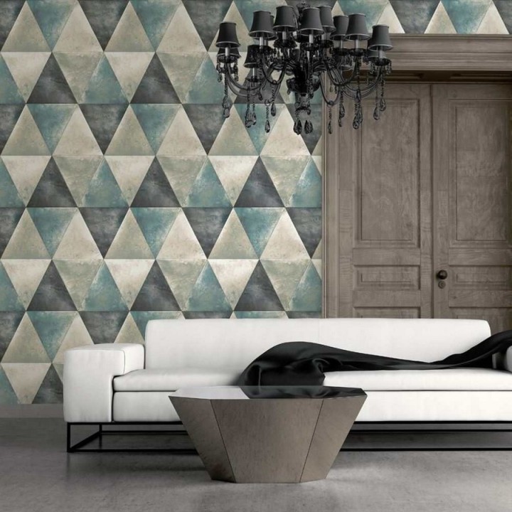 Papel pintado rombos modernos - Baltic Rhombus 125819