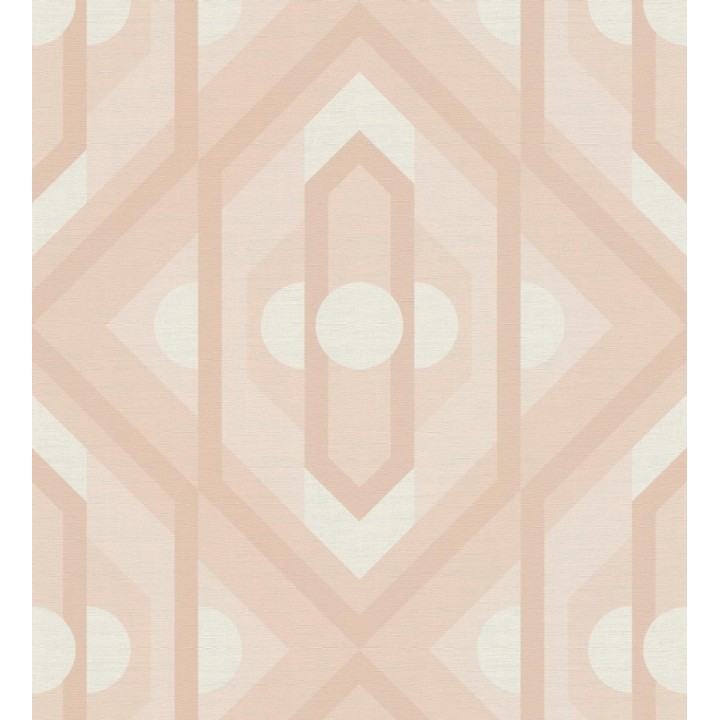 Papel pintado geométrico retro con formas angulares - Caleido Pop 683326