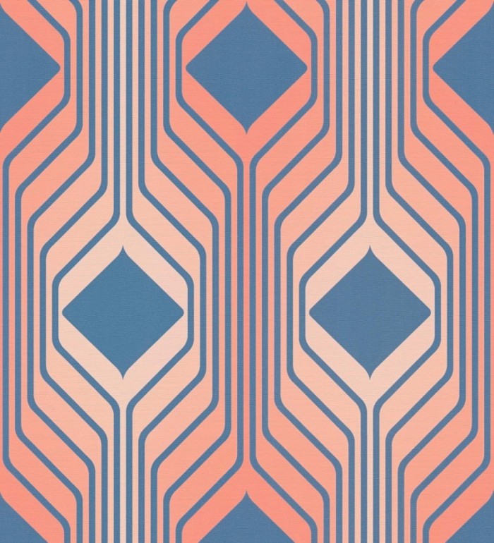 Papel pintado de los 70 estilo retro - Foster Lines 683328