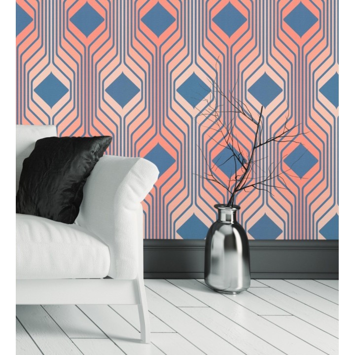 Papel pintado de los 70 estilo retro - Foster Lines 683328