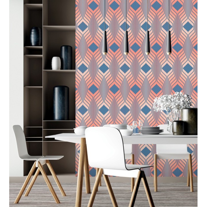 Papel pintado de los 70 estilo retro - Foster Lines 683328