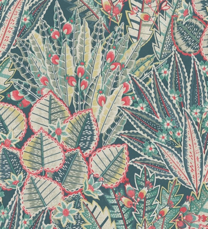 Papel pintado de plantas con diseño botánico exótico - Ipanema Spring 683338