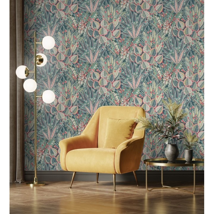 Papel pintado de plantas con diseño botánico exótico - Ipanema Spring 683338