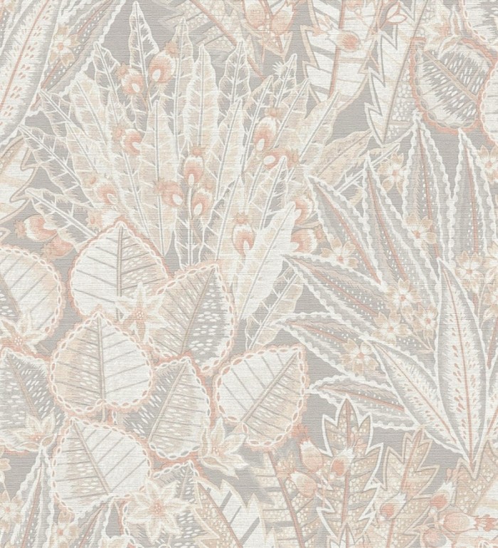 Papel pintado de plantas con diseño botánico exótico - Ipanema Spring 683340
