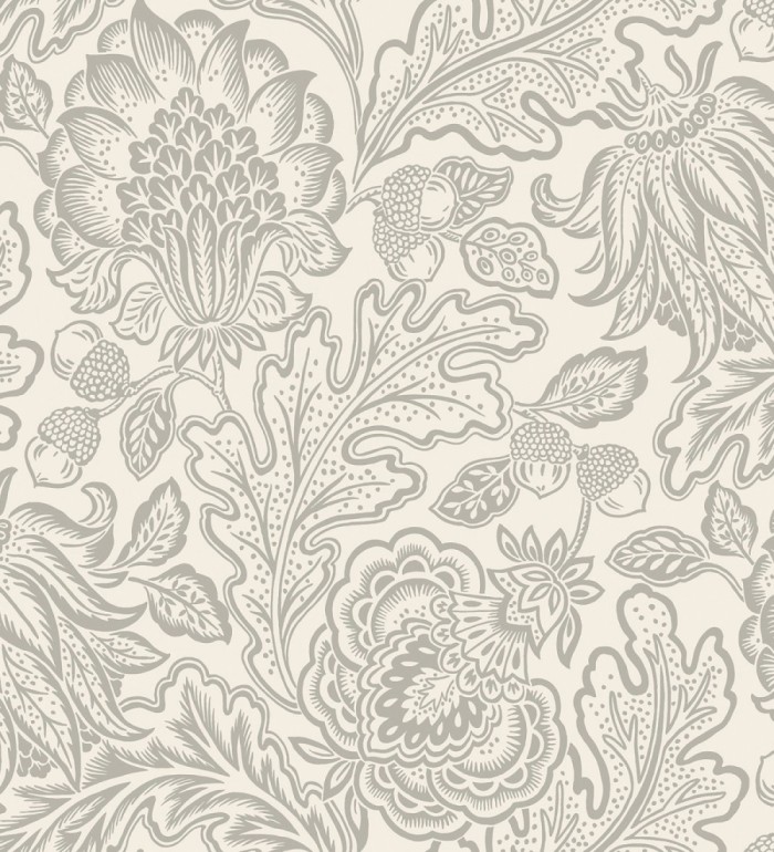 Papel pintado de flores y hojas con estilo refinado y atemporal - Goa Leaves 683343