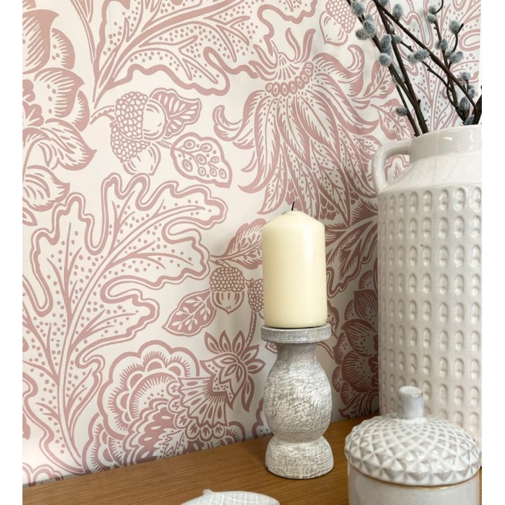 Papel pintado de flores y hojas con estilo refinado y atemporal - Goa Leaves 683346