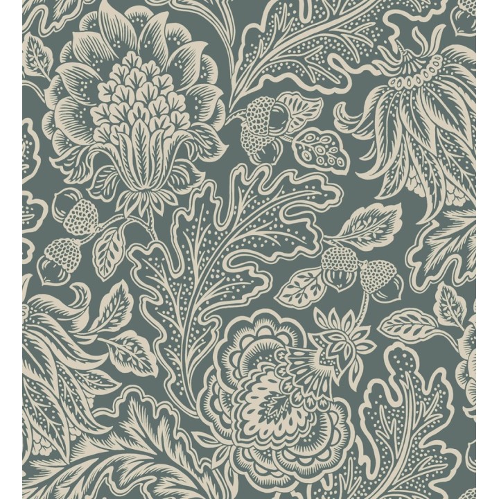 Papel pintado de flores y hojas con estilo refinado y atemporal - Goa Leaves 683347