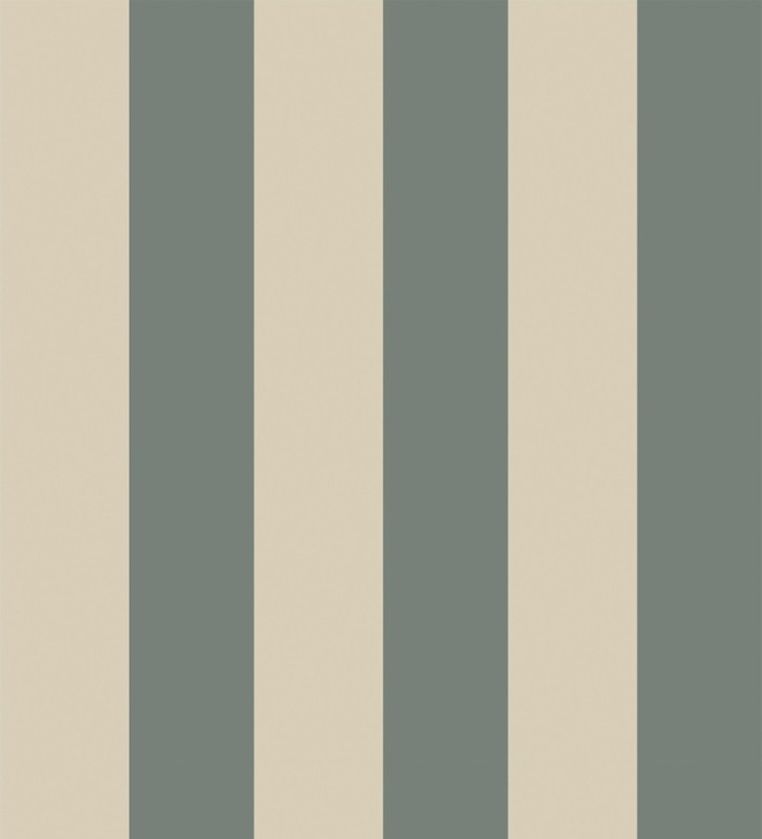 Papel pintado de rayas color azul petróleo con estilo refinado y atemporal - Chelsea Stripes 683348