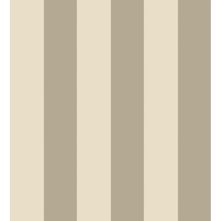 Papel pintado de rayas color beige nacarado con estilo refinado y atemporal - Chelsea Stripes 683349