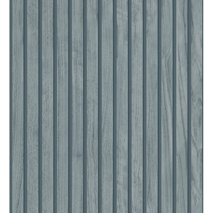 Papel pintado de listones de madera natural imitando a panel de palillería decorativo - Oak Orbit 683355