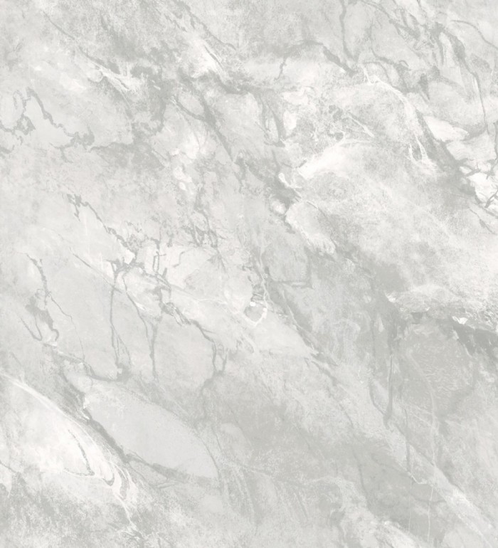 Papel pintado imitación mármol en tonos metalizados y gris claro - Quartz Haven 683387