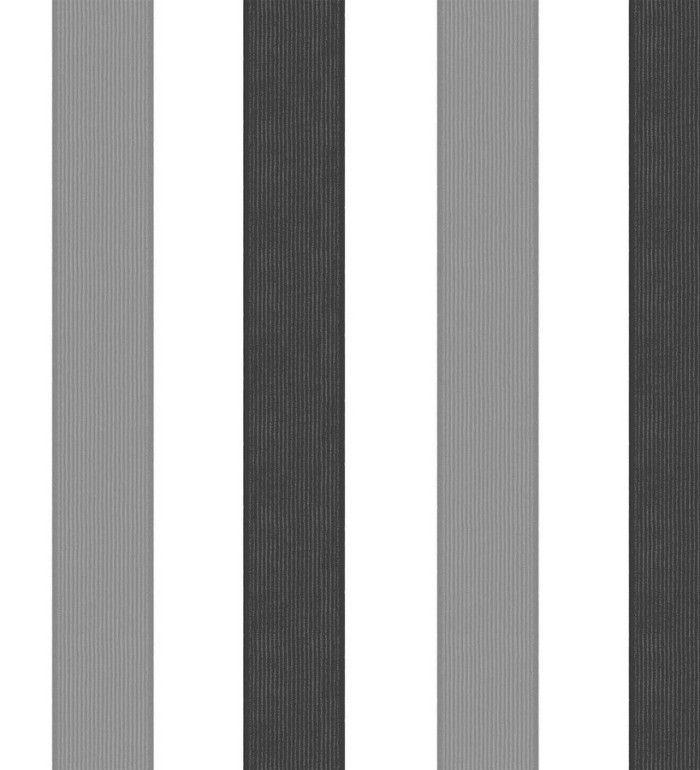 Papel pintado rayas modernas tonos grises - Raya Messina 125858