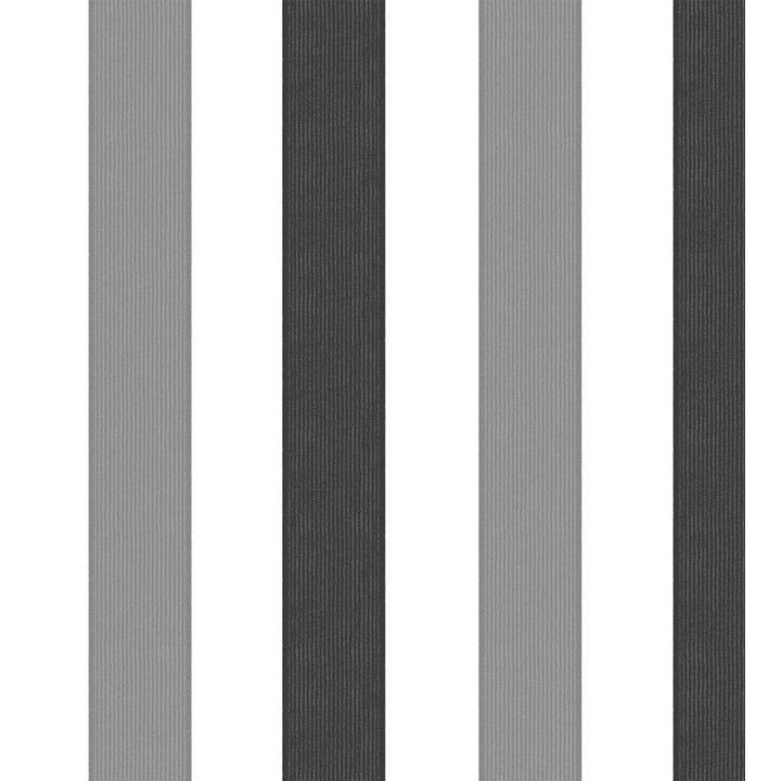 Papel pintado rayas modernas tonos grises - Raya Messina 125858