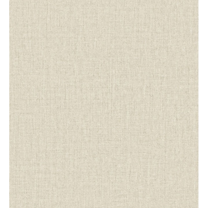 Papel pintado lino texturado estilo natural color beige claro - Harvest Fabric 683394