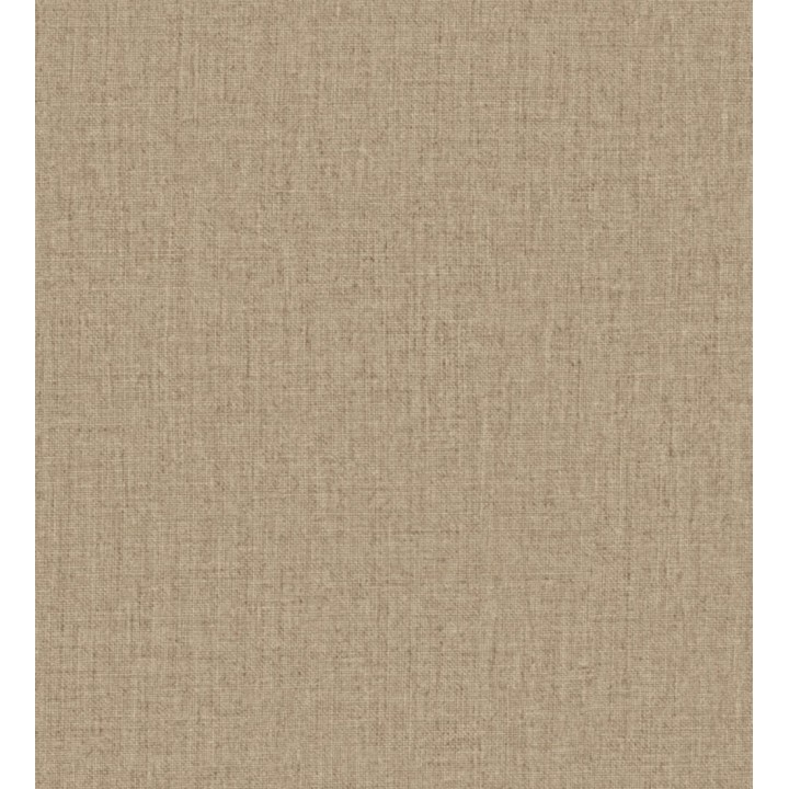 Papel pintado lino texturado estilo natural color beige tostado - Harvest Fabric 683403