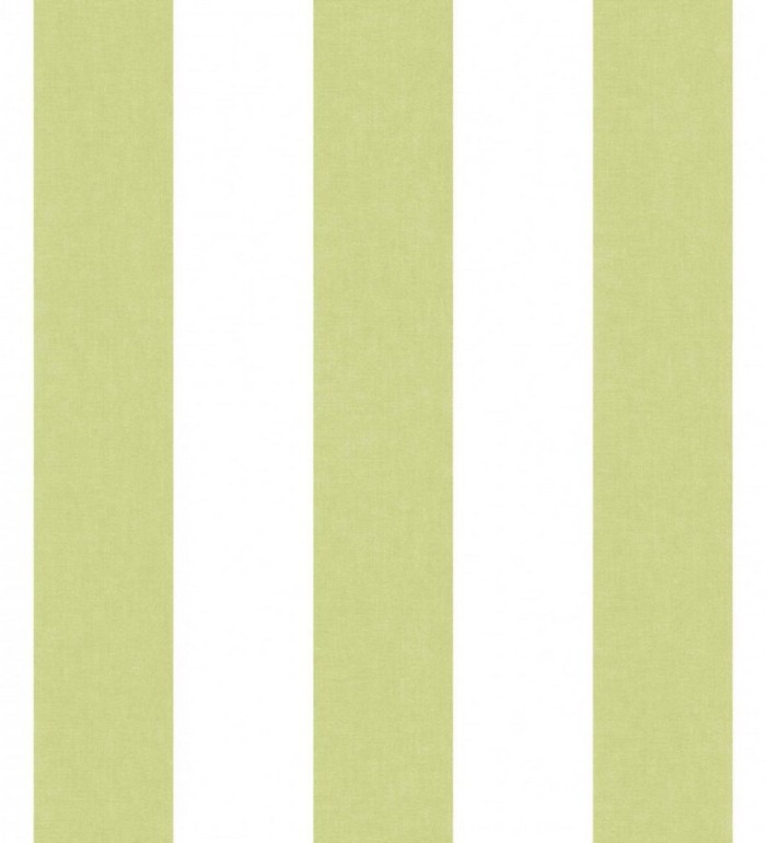 Papel pintado rayas blanco y verde - Raya Shannon 125865