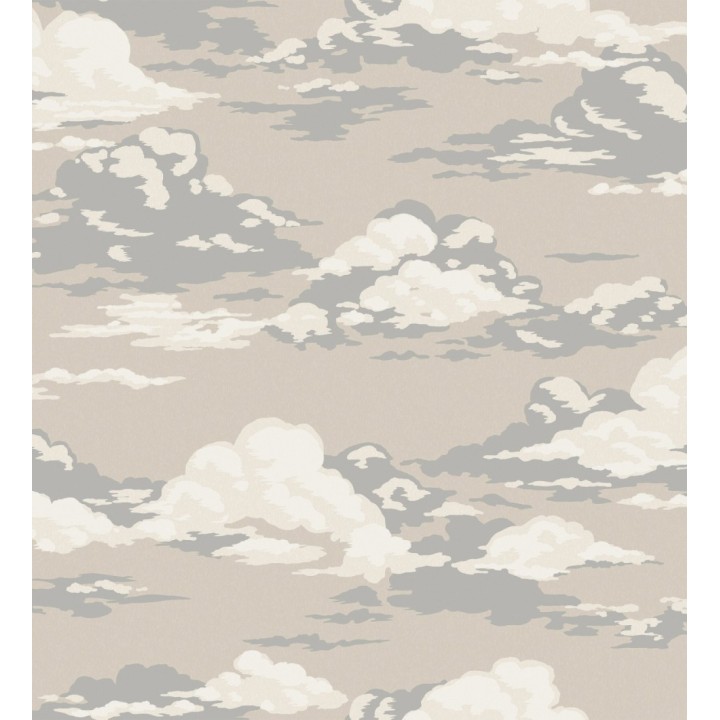 Papel pintado de nubes estilizadas en tonos relajante beiges - Clouds Serenity 683416